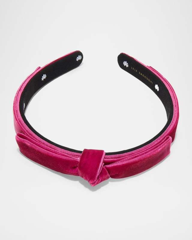Bardot Ribbon Velvet Slim Headband